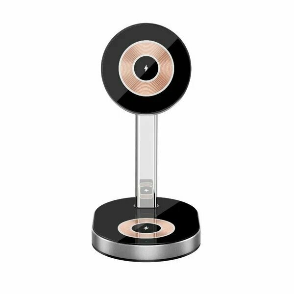 Беспроводное зарядное устройство с подставкой WiWU Light Shadow 3in1