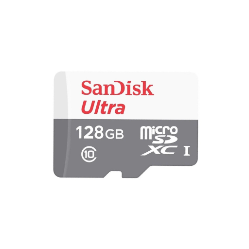 Карта памяти MicroSD 128Гб SanDisk Class 10 Ultra UHS-I (100 Mb/s) без адаптера