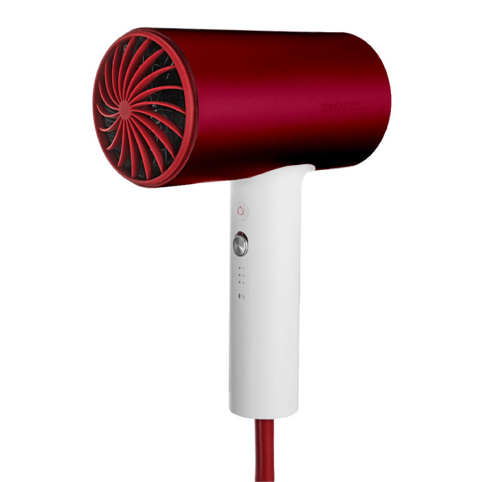 Фен для волос Xiaomi Soocare Anions Hair Dryer H3S 2019 красный (нет Диффузора) в Армавире