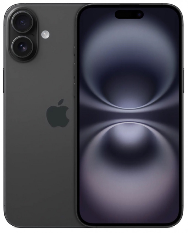 Apple iPhone 16 Plus 128Гб (eSIM) Черный