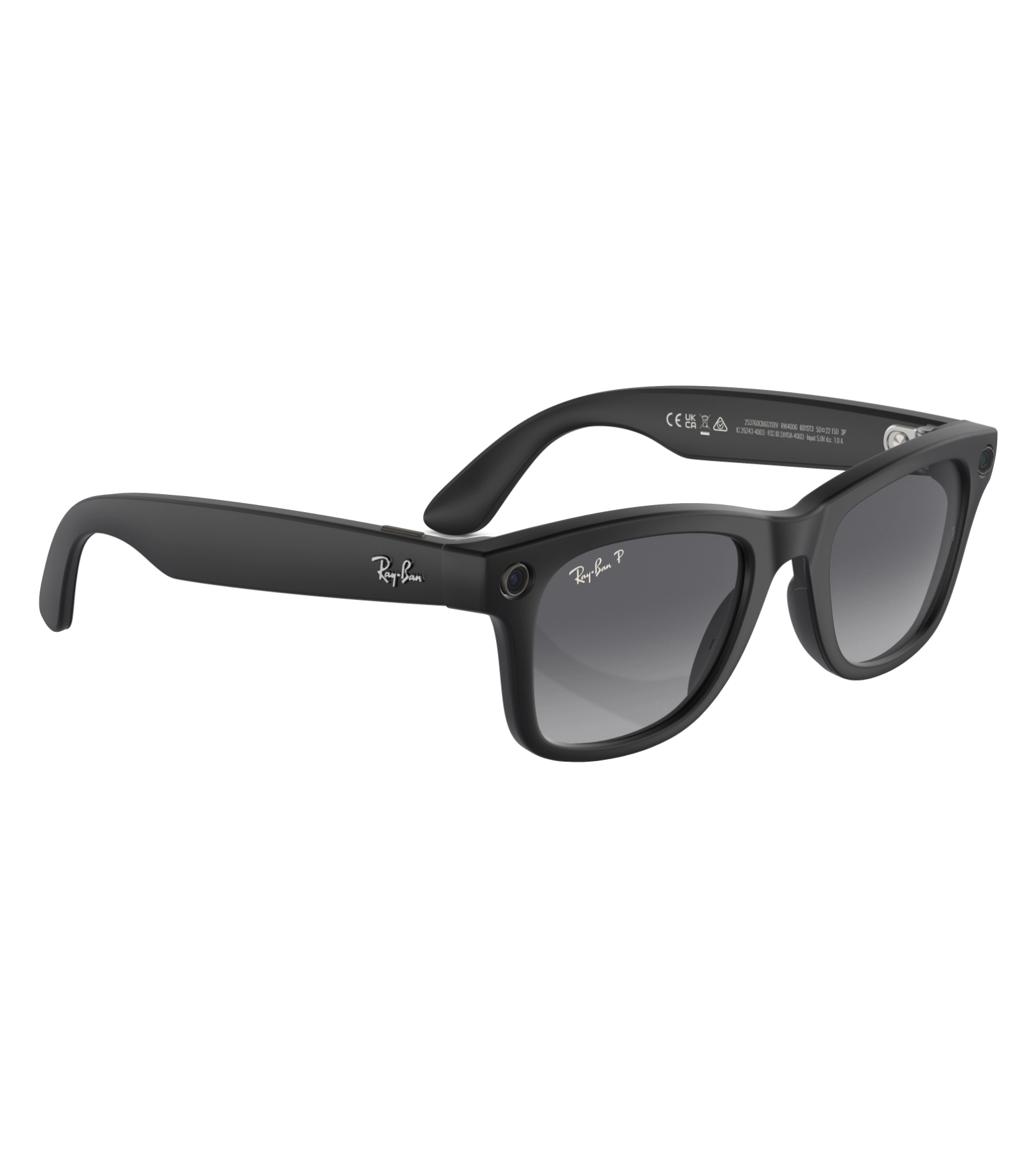 Умные очки RayBan Wayfarer RW4006 Matte Black/Gradient Graphite (150 - 50 Size) в Армавире