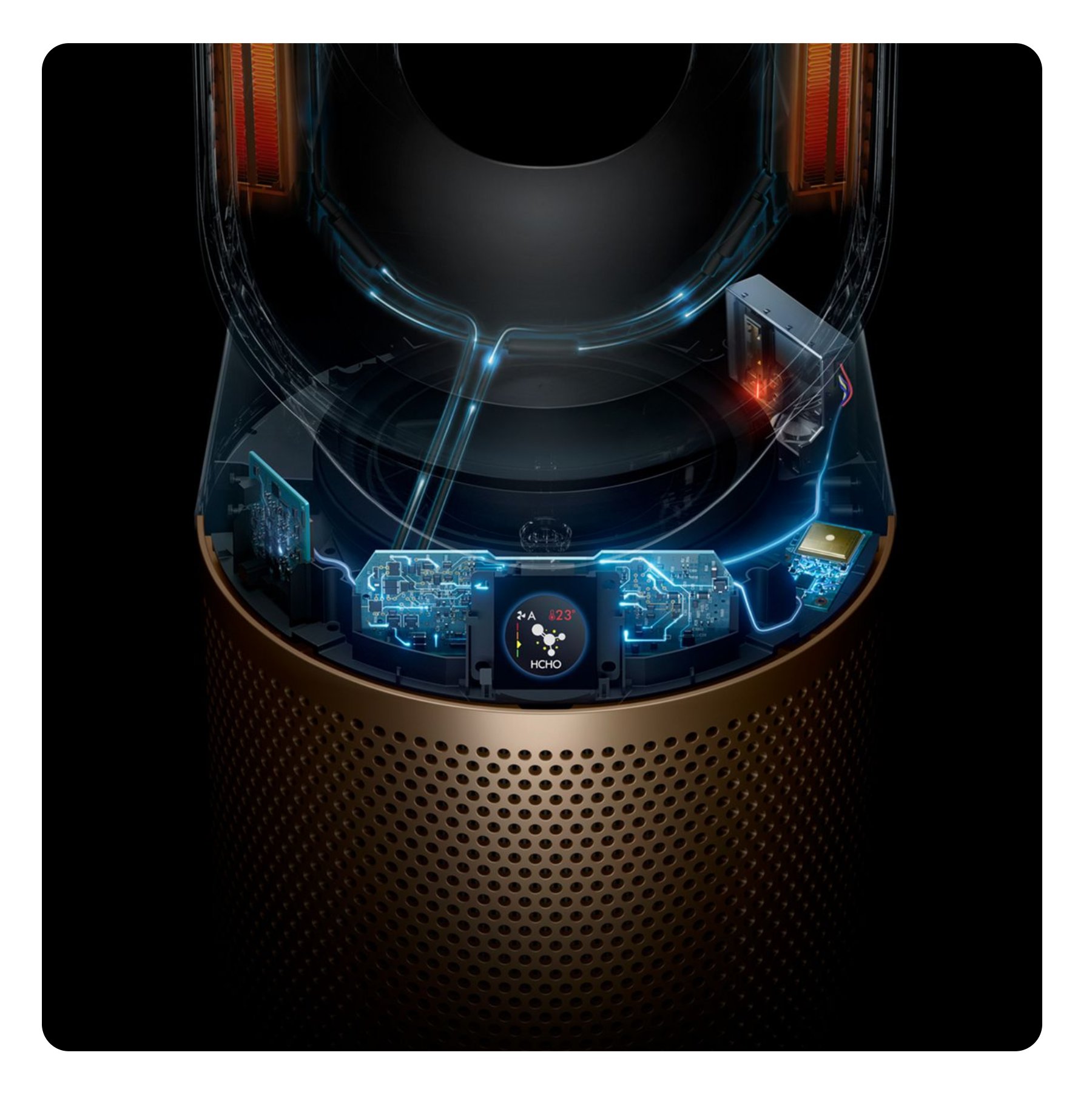 Dyson Hot+Cool Formaldehyde HP09, Золотой