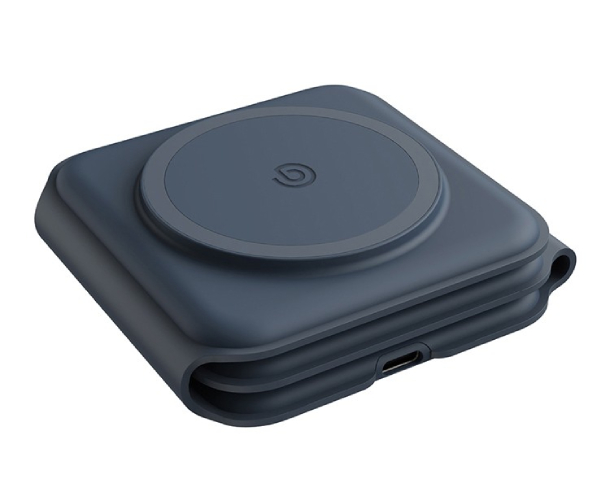 Беспроводное зарядное устройство Bazi GoMag Trio PLUS magnetic wireless foldable 15W Navy Blue