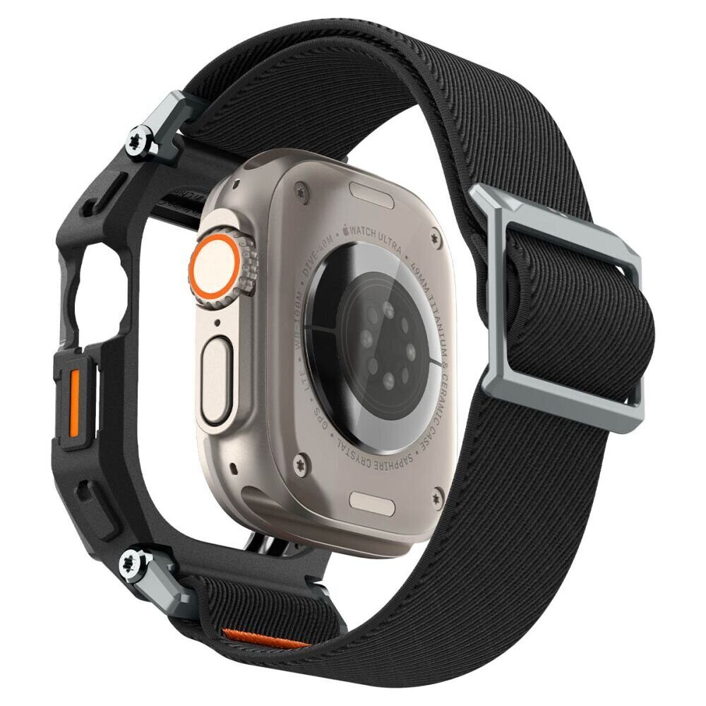 Ремешок+чехол SPIGEN LITE FIT ”PRO” для Apple Watch Ultra 1 / 2 (49 мм), Матовый черный