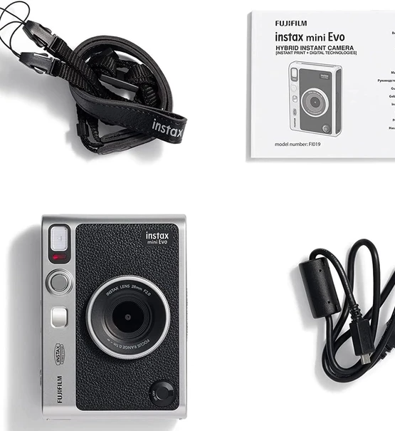 Фотоаппарат моментальной печати Fujifilm Instax Mini Evo, Черный в Армавире