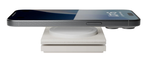 Беспроводное зарядное устройство Native Union Rise Solo Qi2 Wireless Charger, серый