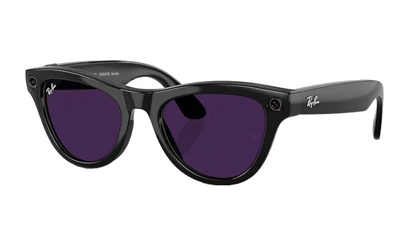 RayBan Meta Skyler RW4010 Shiny Black Amethyst (150 - 52 Size), Черный в Армавире