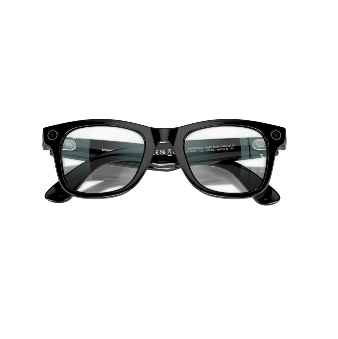 Умные очки RayBan Wayfarer RW4006 Shiny Black/Clear (150 - 50 размер) в Армавире