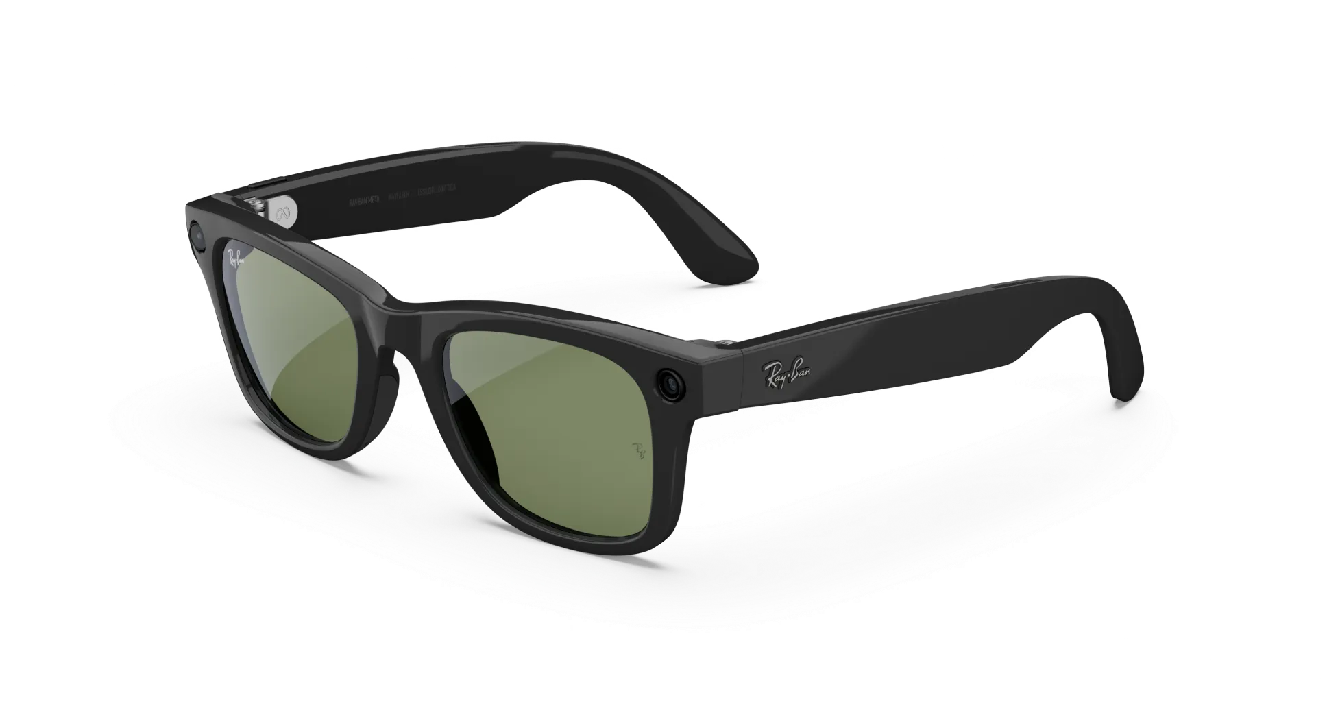 Умные очки Ray Ban Wayfarer (Gen 2) Green Shiny Black G15 (150-50) в Армавире