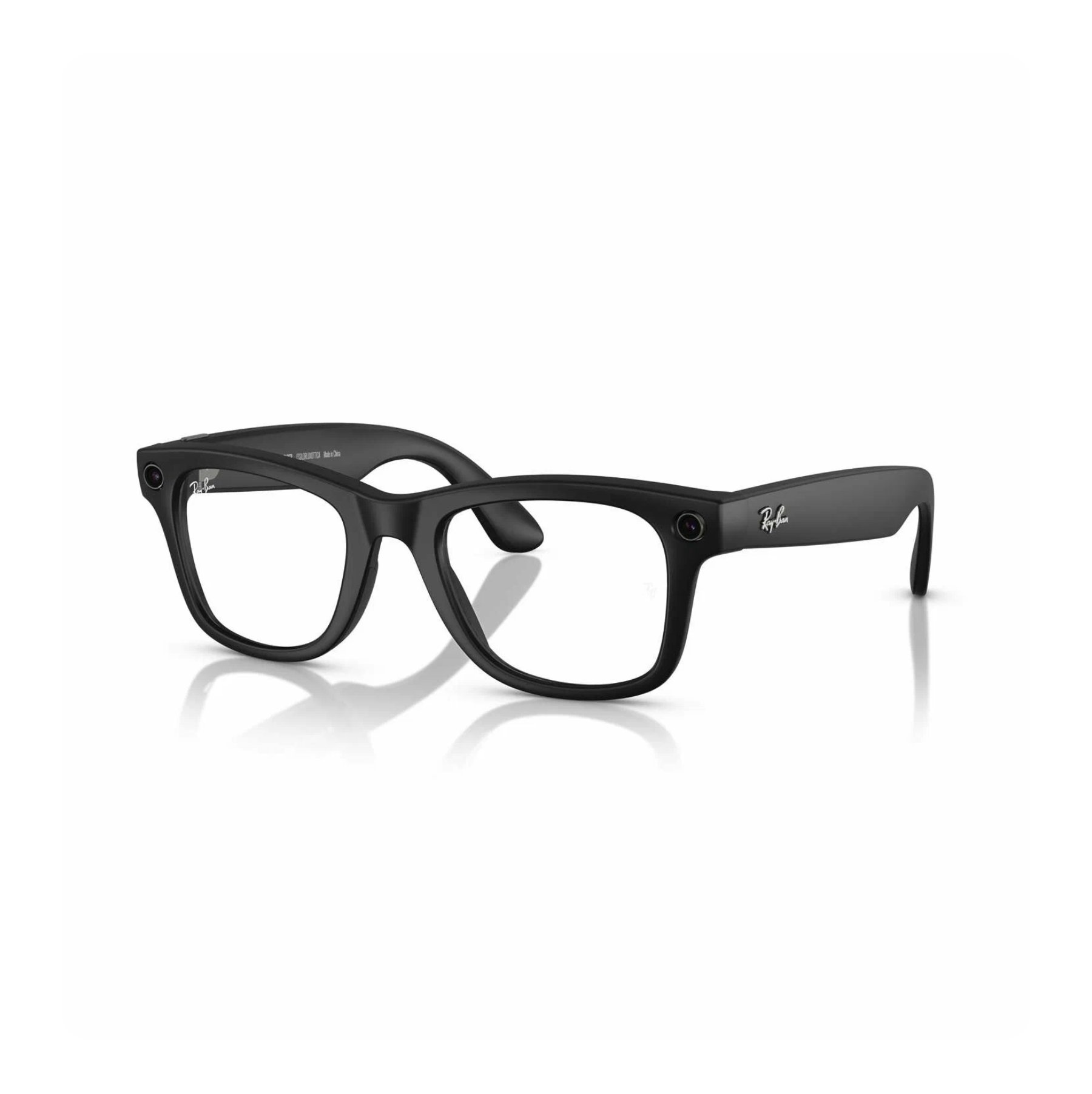 RayBan Meta Wayfarer, 155/53 размер, Матовый черный/прозрачный с переходом в графитово-зеленый, RW4008 в Армавире